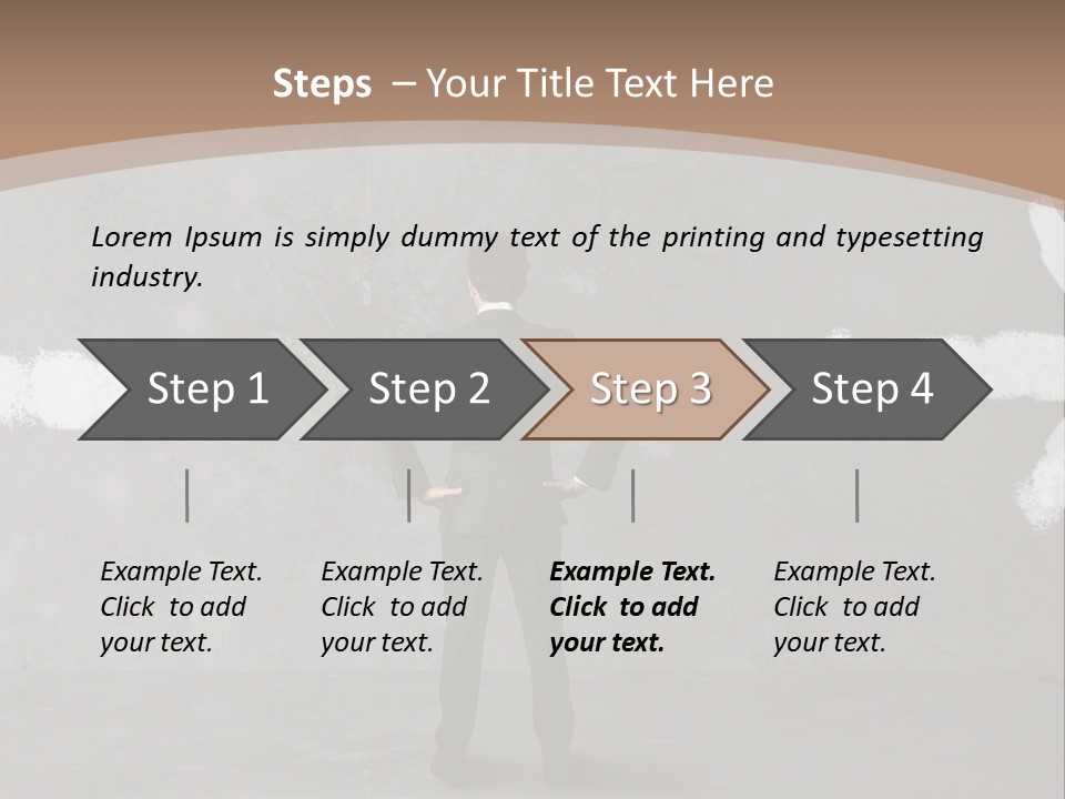 Career Manager Signal PowerPoint Template