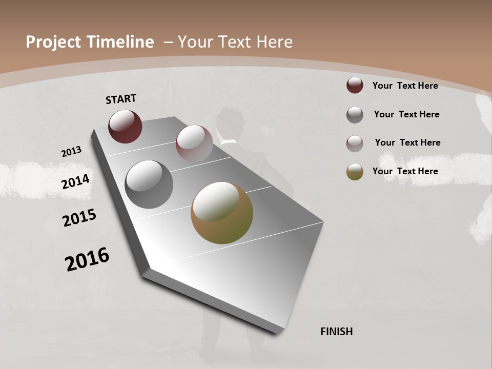 Career Manager Signal PowerPoint Template