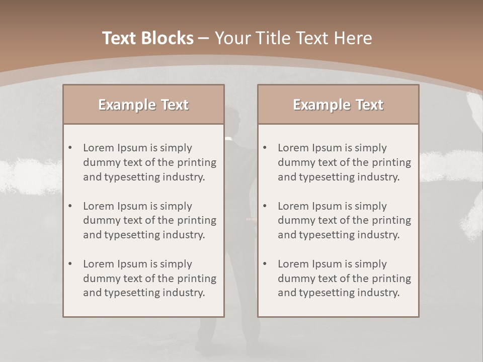 Career Manager Signal PowerPoint Template