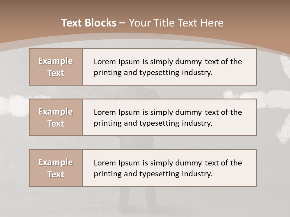 Career Manager Signal PowerPoint Template