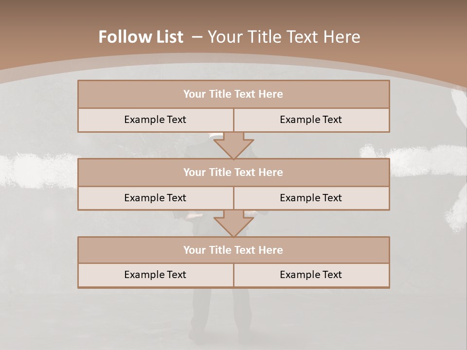 Career Manager Signal PowerPoint Template