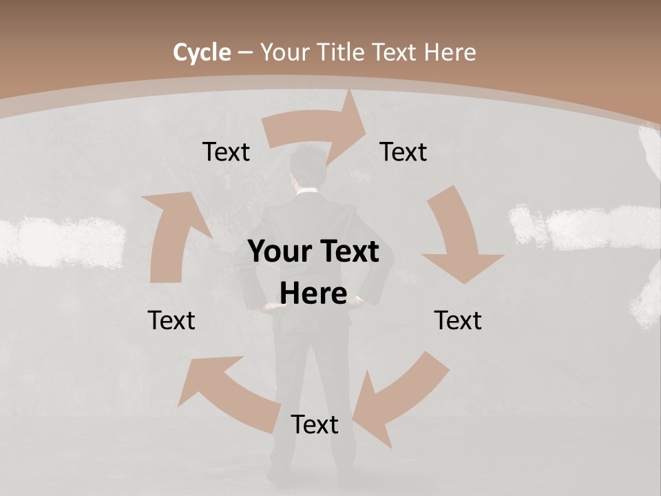 Career Manager Signal PowerPoint Template