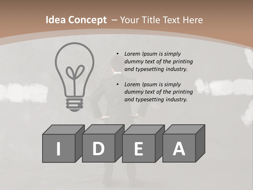 Career Manager Signal PowerPoint Template
