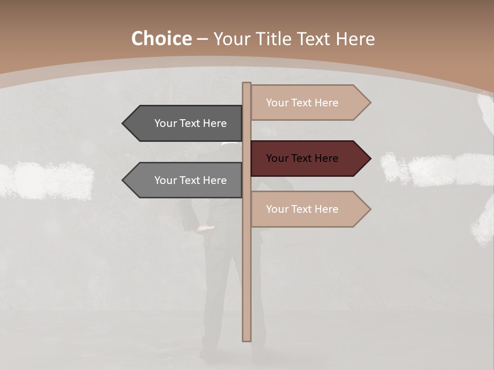 Career Manager Signal PowerPoint Template