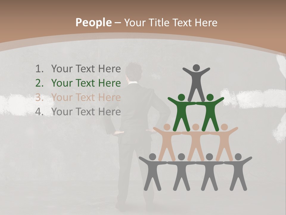 Career Manager Signal PowerPoint Template