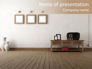 Vintage Wall Stucco PowerPoint Template