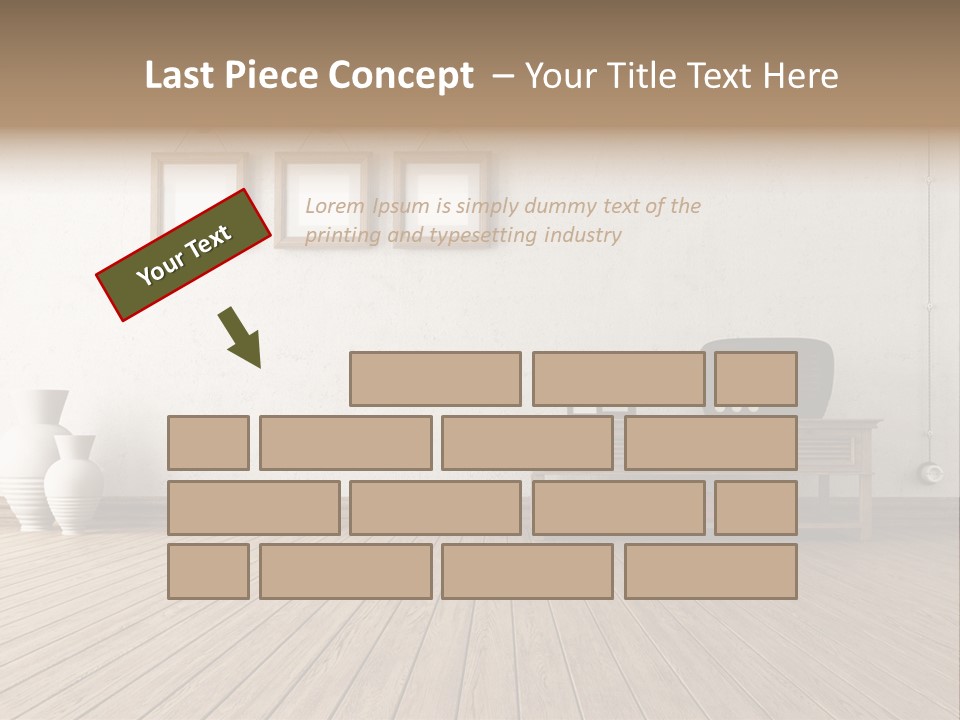 Vintage Wall Stucco PowerPoint Template