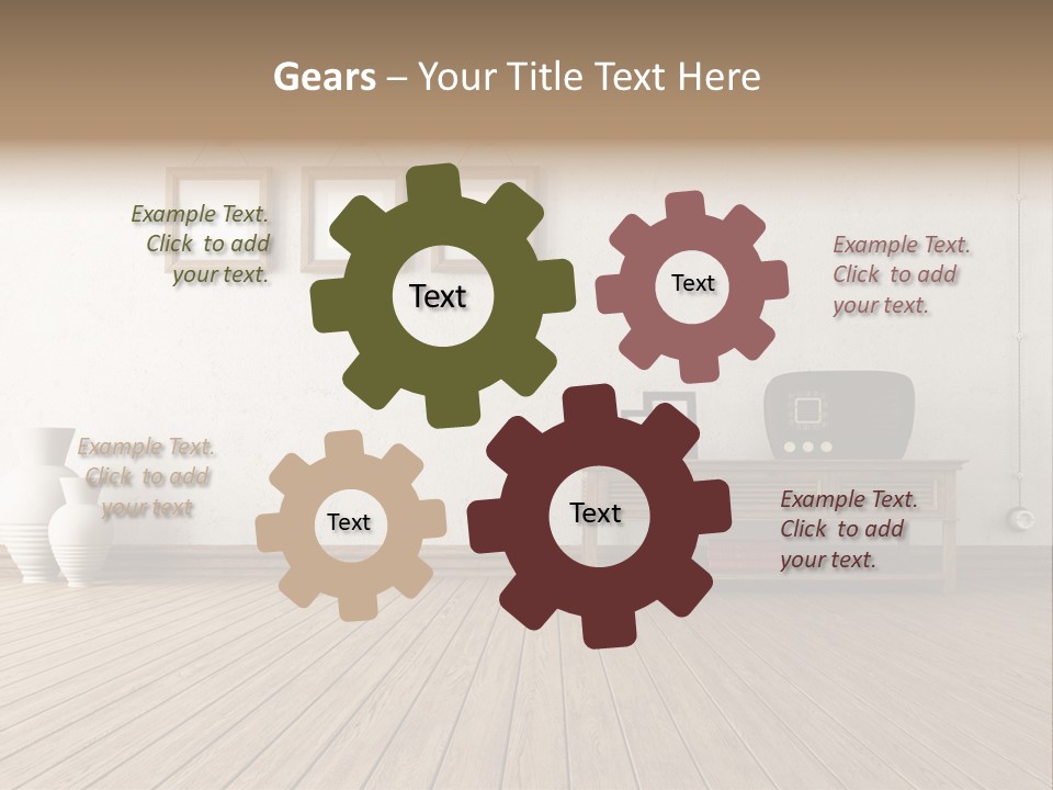 Vintage Wall Stucco PowerPoint Template