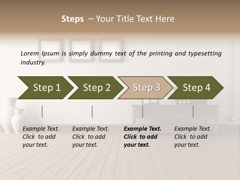Vintage Wall Stucco PowerPoint Template