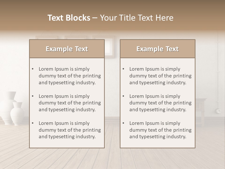 Vintage Wall Stucco PowerPoint Template