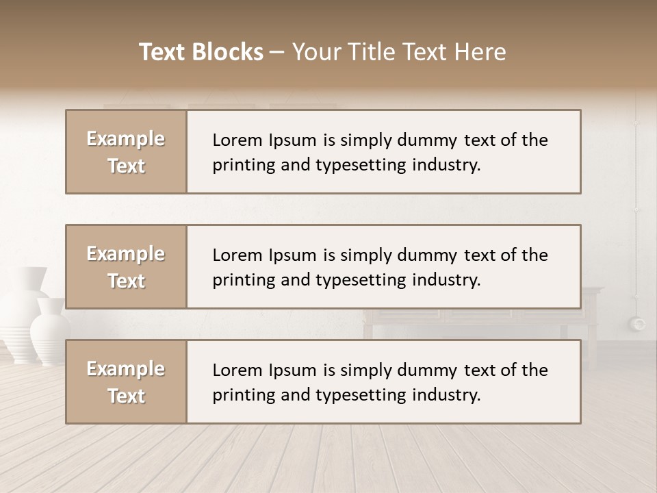 Vintage Wall Stucco PowerPoint Template