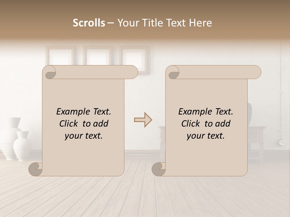 Vintage Wall Stucco PowerPoint Template