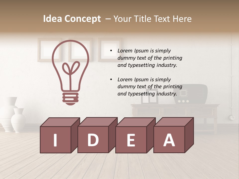 Vintage Wall Stucco PowerPoint Template