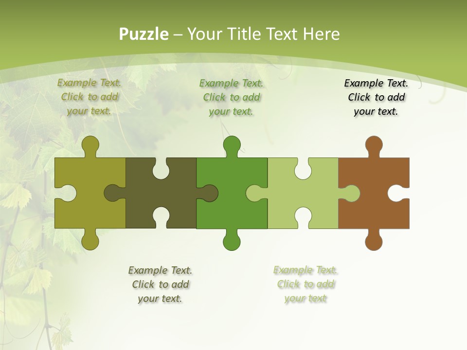 Grow Natural Isolated PowerPoint Template