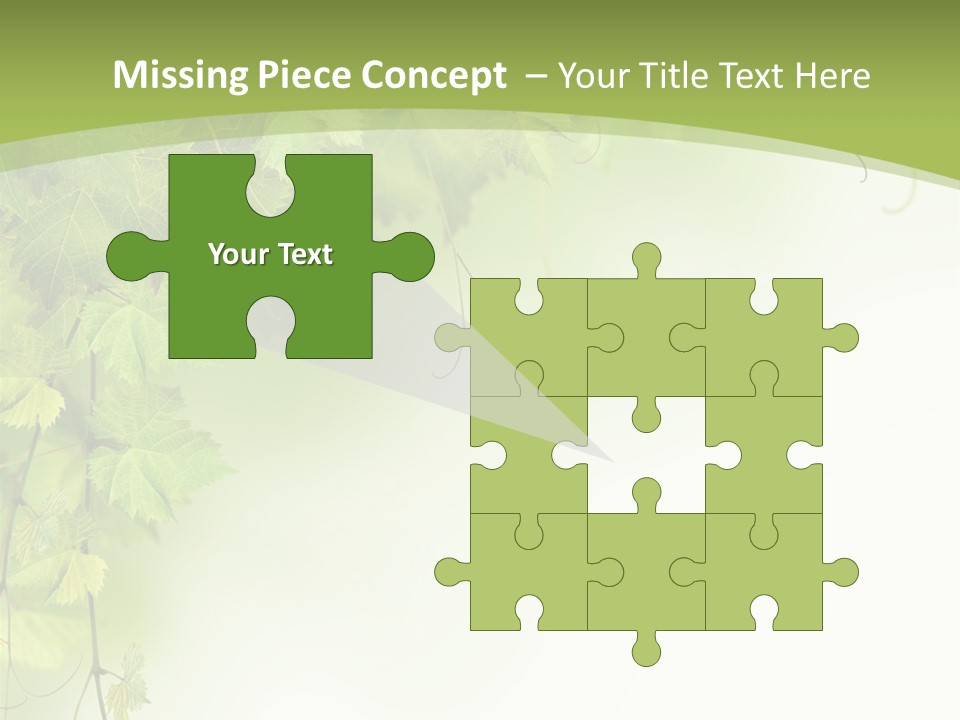 Grow Natural Isolated PowerPoint Template