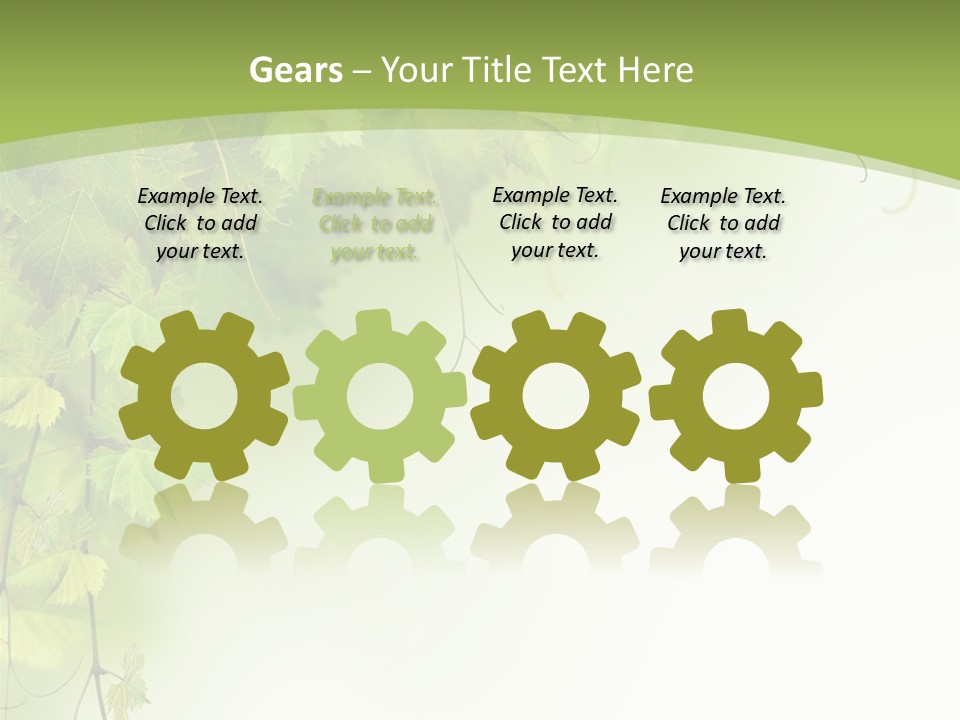 Grow Natural Isolated PowerPoint Template