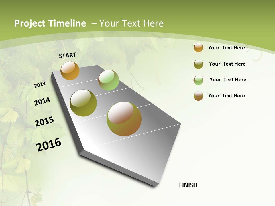 Grow Natural Isolated PowerPoint Template