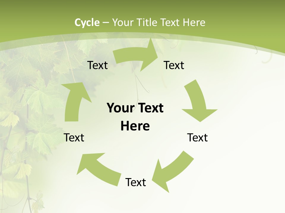 Grow Natural Isolated PowerPoint Template