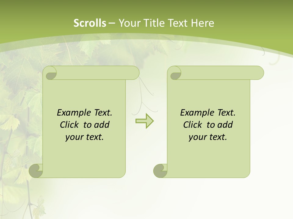 Grow Natural Isolated PowerPoint Template