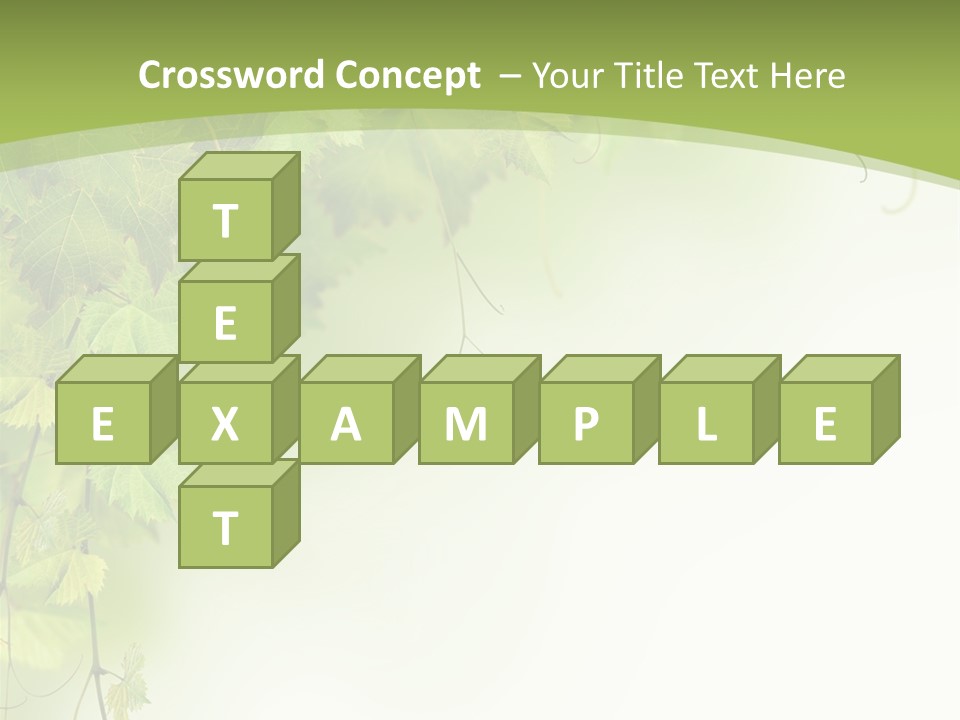 Grow Natural Isolated PowerPoint Template