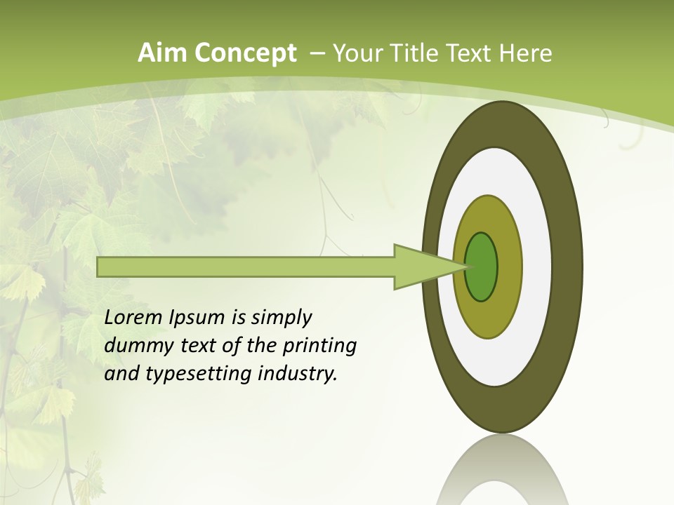 Grow Natural Isolated PowerPoint Template