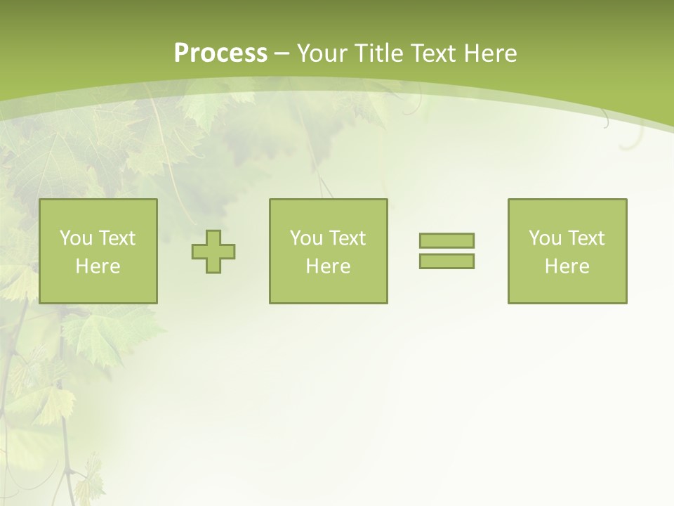 Grow Natural Isolated PowerPoint Template
