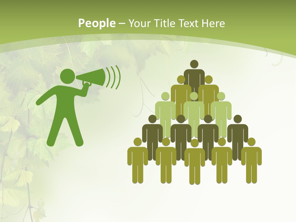 Grow Natural Isolated PowerPoint Template