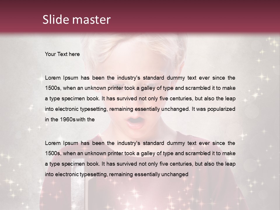 Happy Childhood Little PowerPoint Template