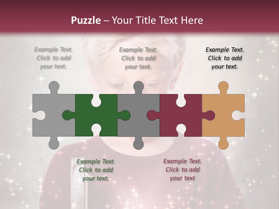 Happy Childhood Little PowerPoint Template