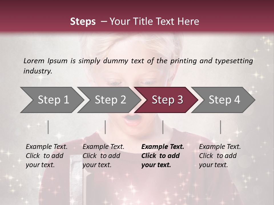 Happy Childhood Little PowerPoint Template