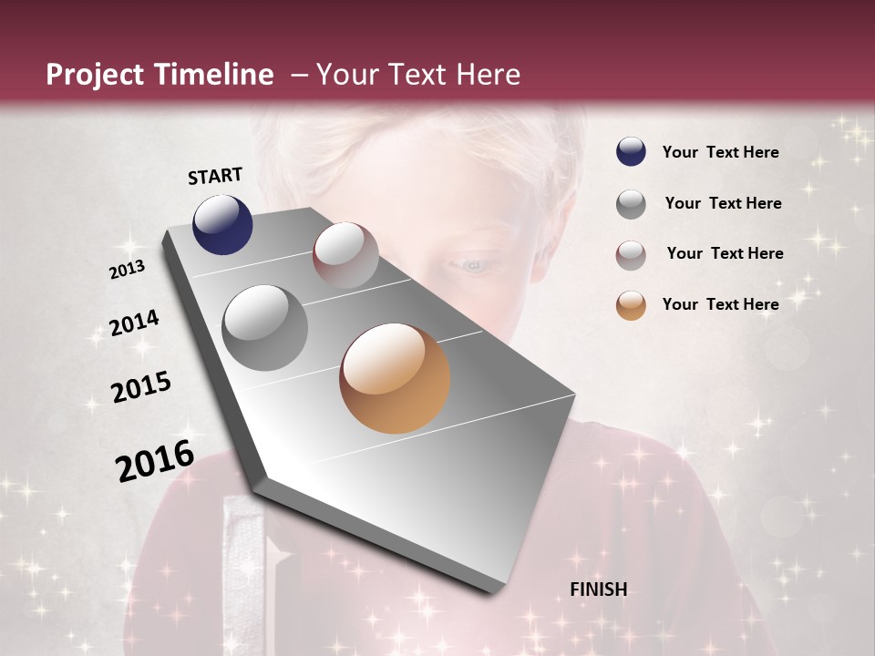 Happy Childhood Little PowerPoint Template