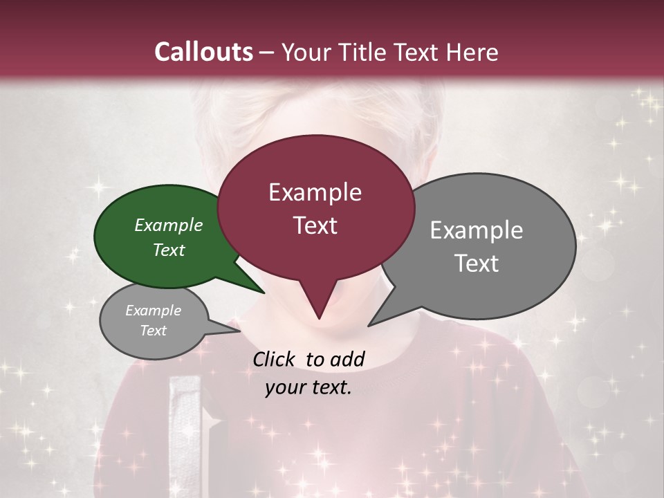 Happy Childhood Little PowerPoint Template