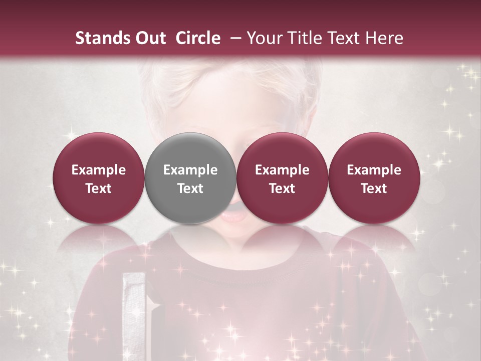 Happy Childhood Little PowerPoint Template