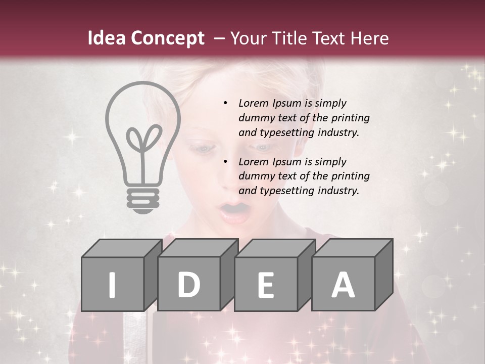 Happy Childhood Little PowerPoint Template