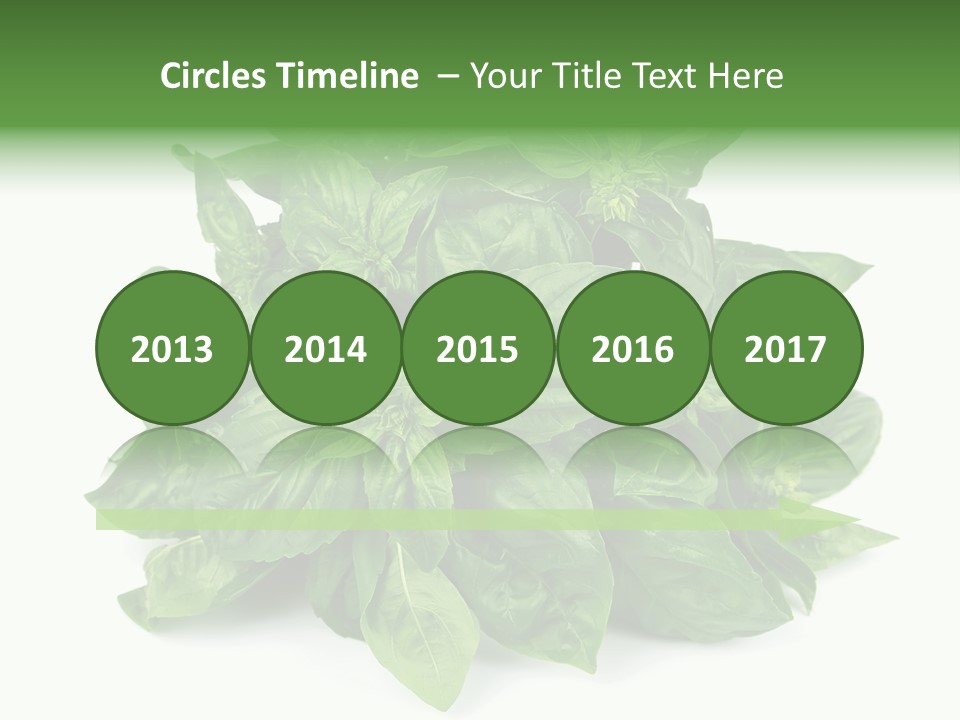 Ingredient Isolated Herb PowerPoint Template