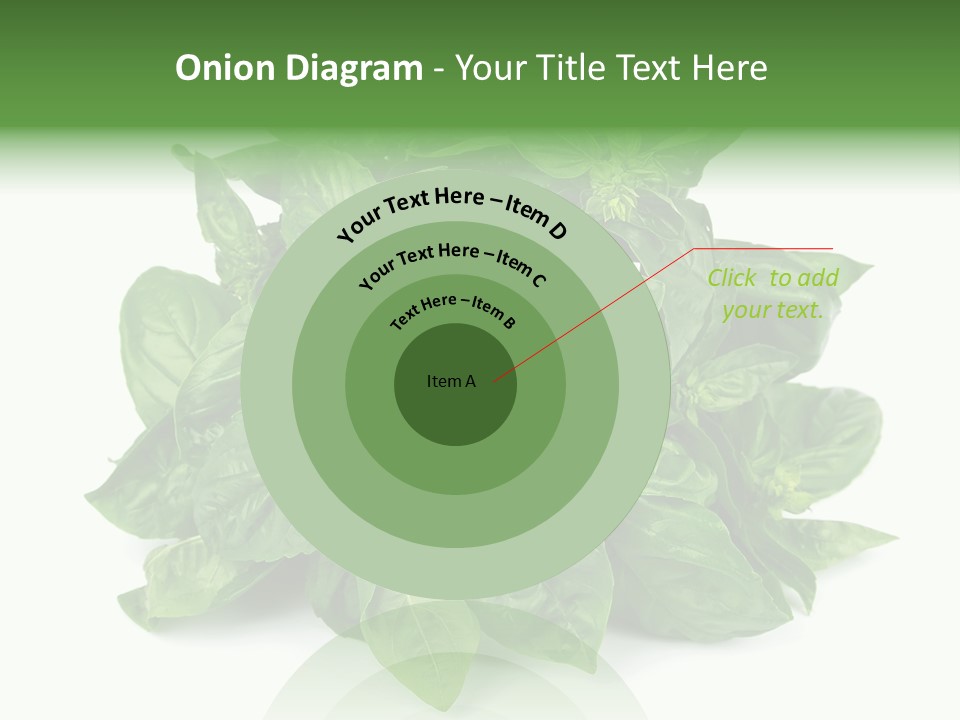 Ingredient Isolated Herb PowerPoint Template