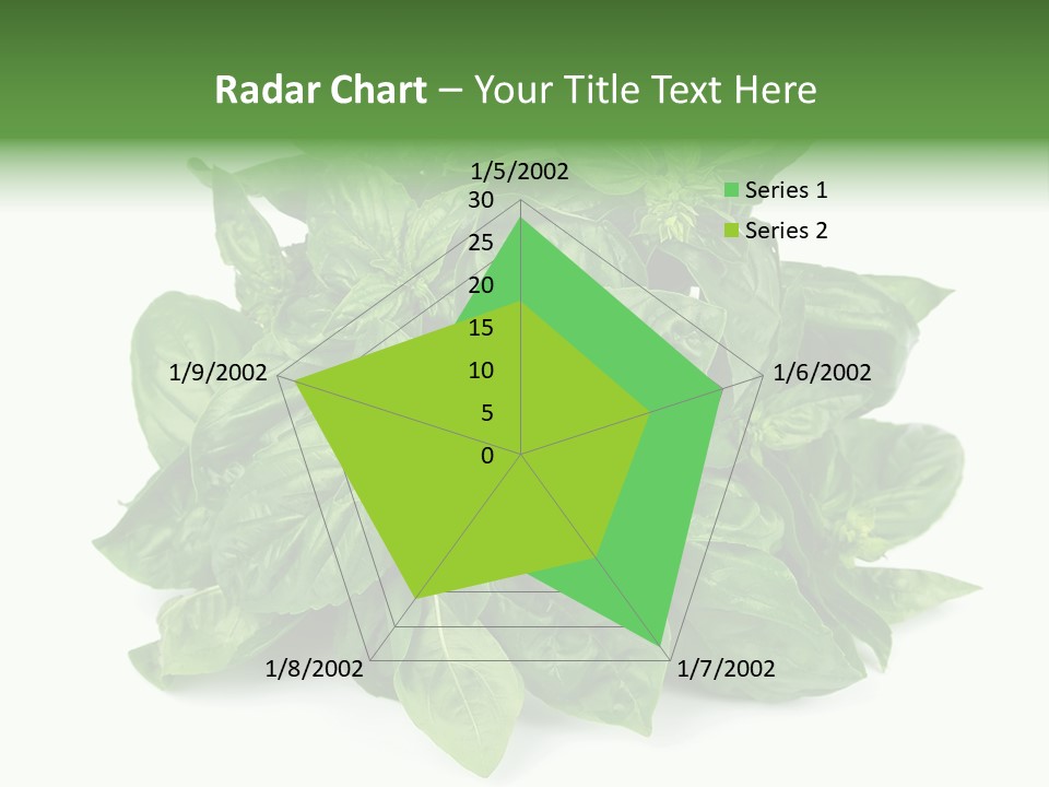 Ingredient Isolated Herb PowerPoint Template