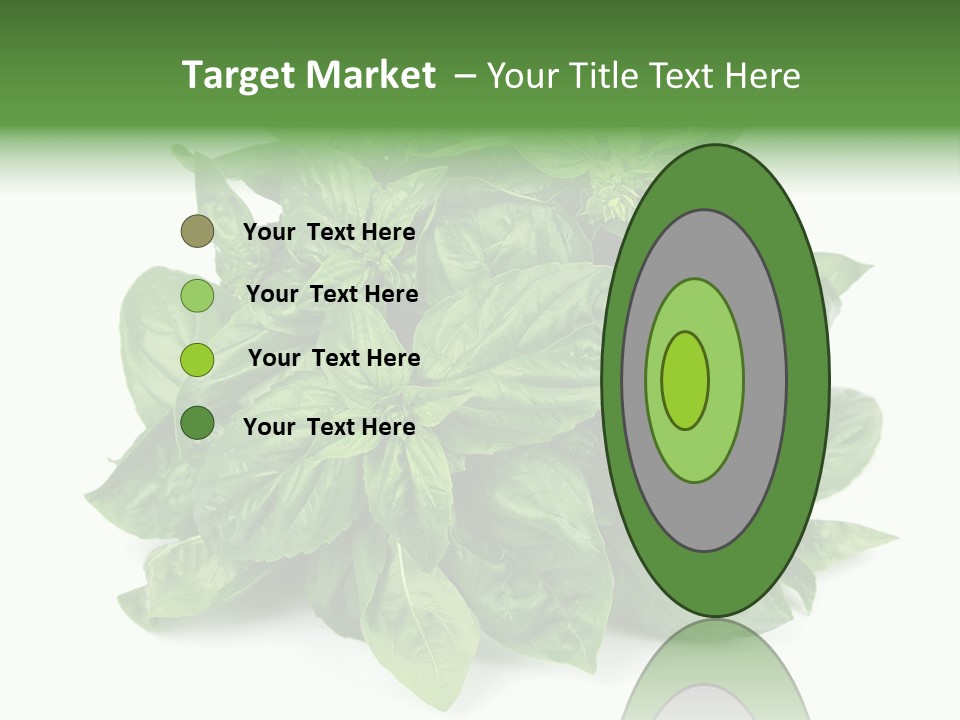 Ingredient Isolated Herb PowerPoint Template