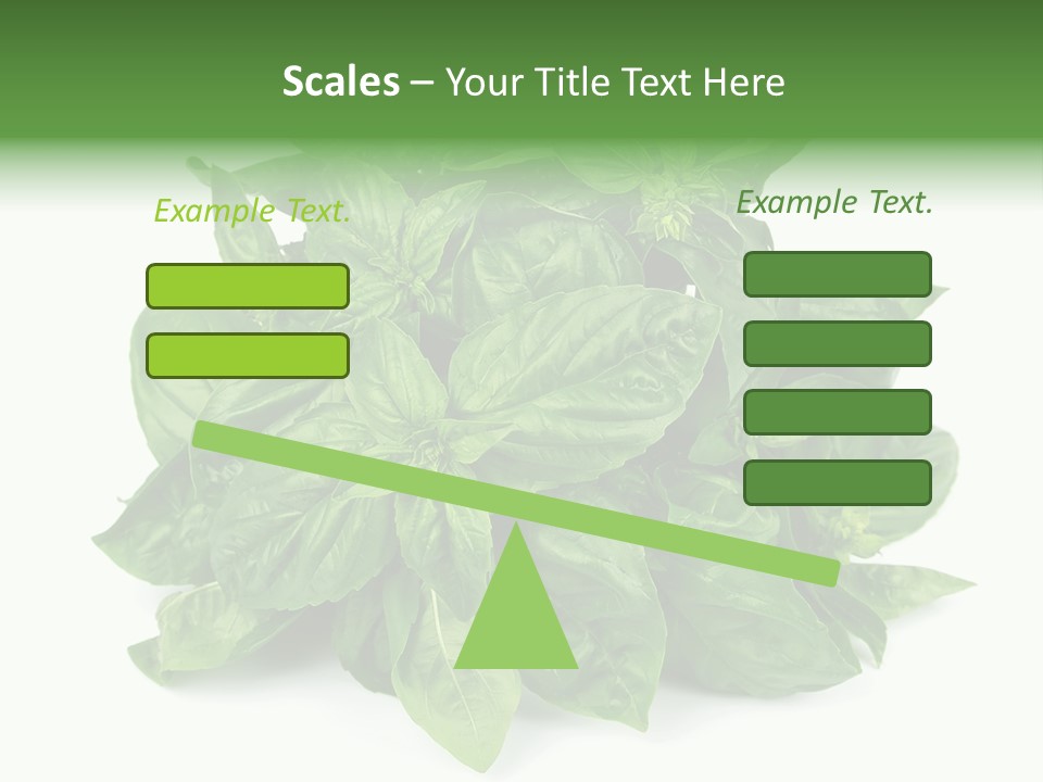 Ingredient Isolated Herb PowerPoint Template