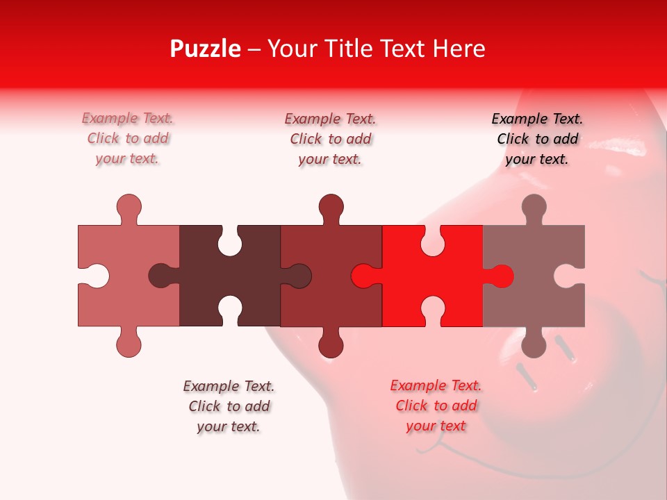 Money Box Detail White PowerPoint Template