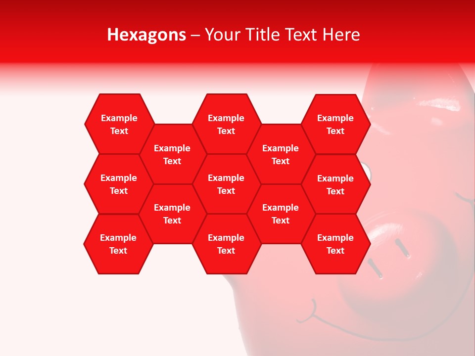 Money Box Detail White PowerPoint Template