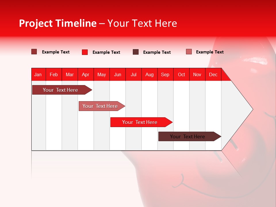Money Box Detail White PowerPoint Template