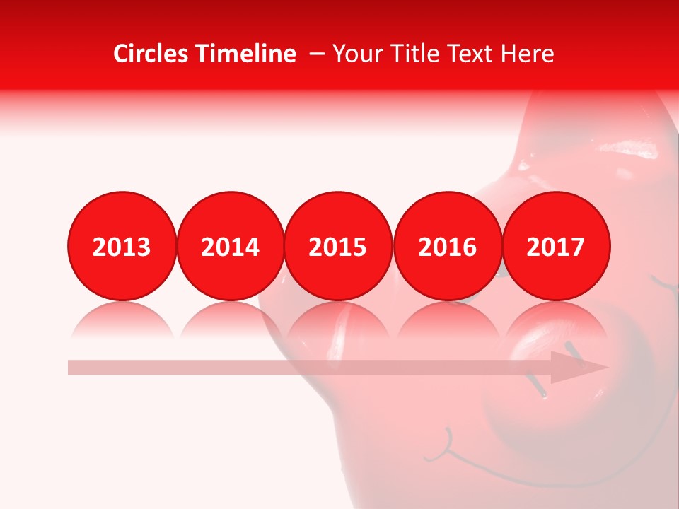 Money Box Detail White PowerPoint Template