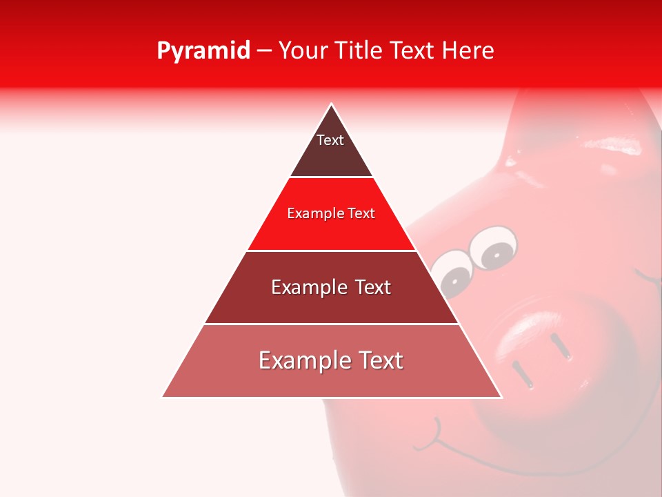 Money Box Detail White PowerPoint Template