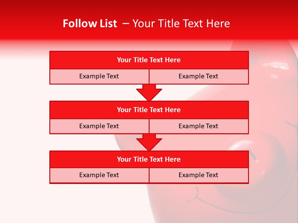 Money Box Detail White PowerPoint Template