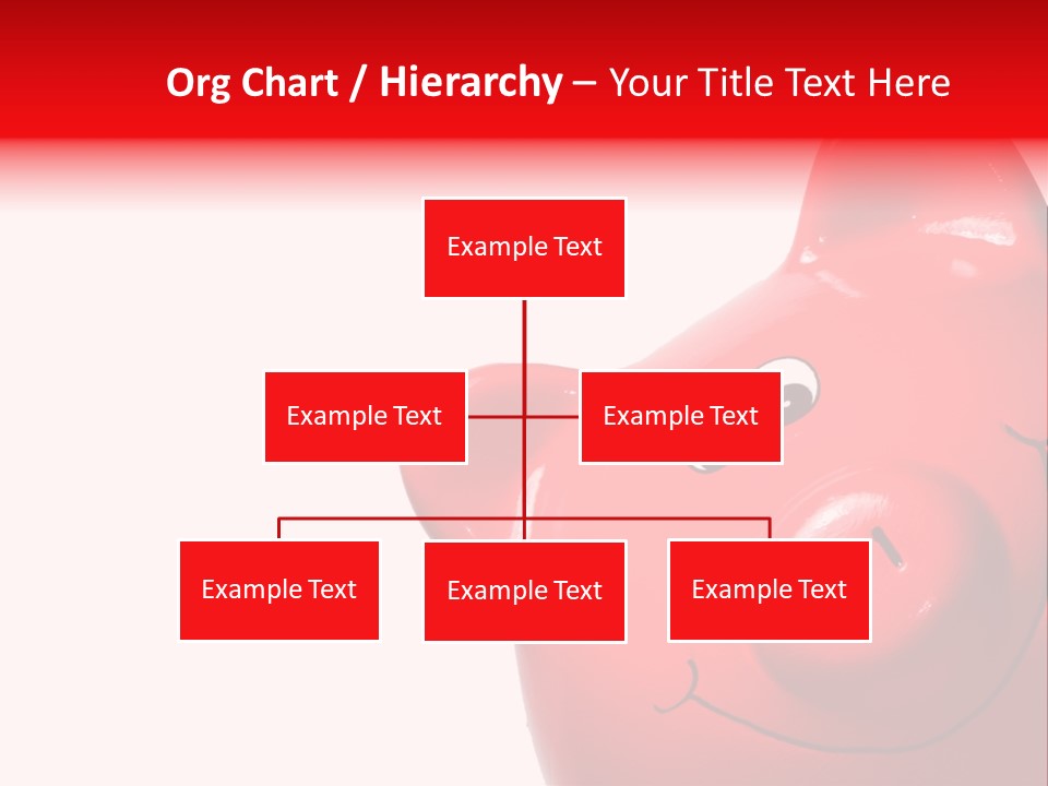 Money Box Detail White PowerPoint Template