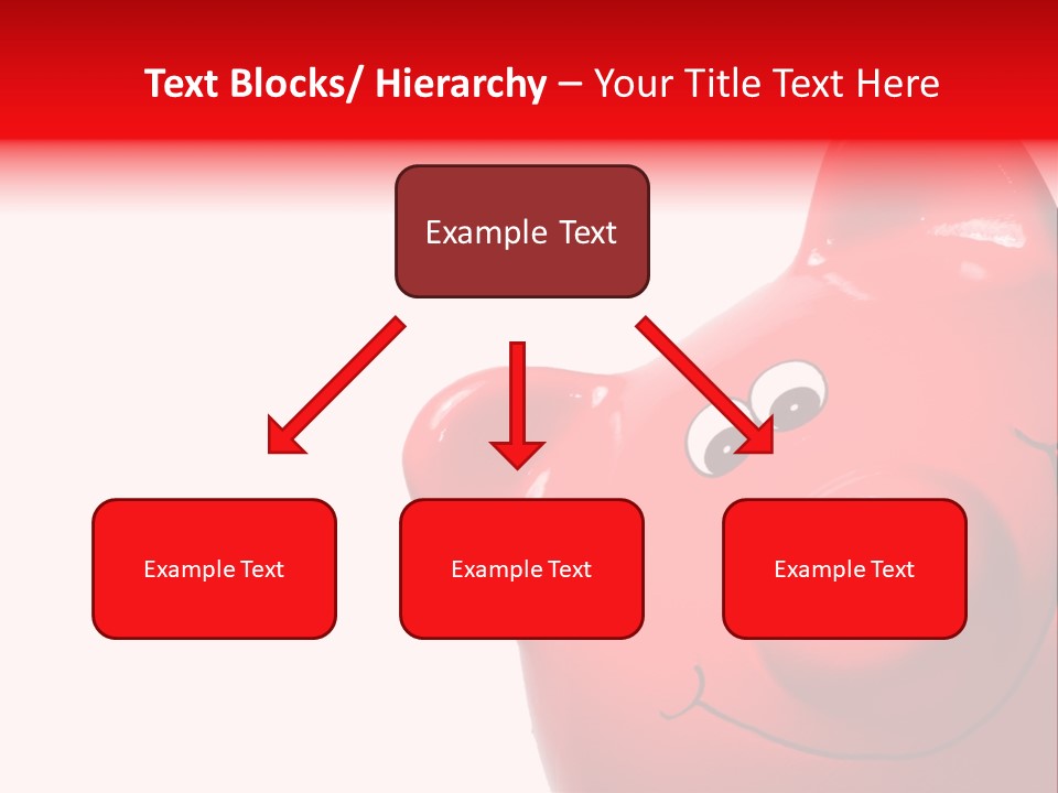 Money Box Detail White PowerPoint Template