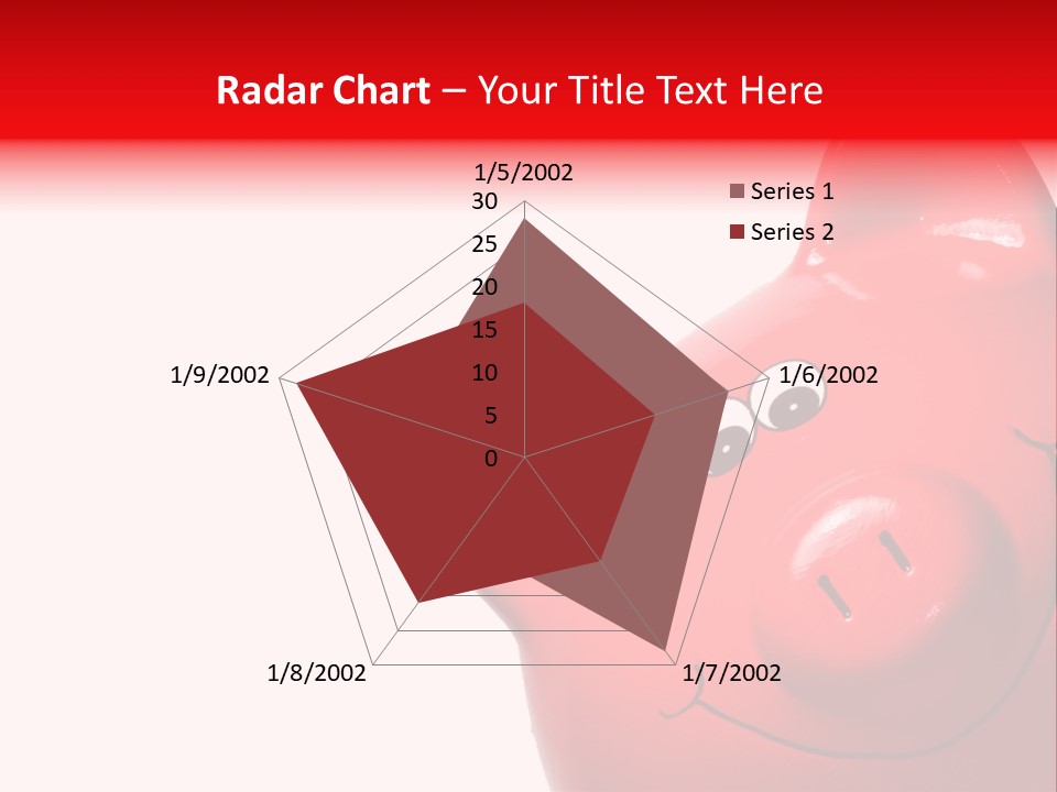 Money Box Detail White PowerPoint Template