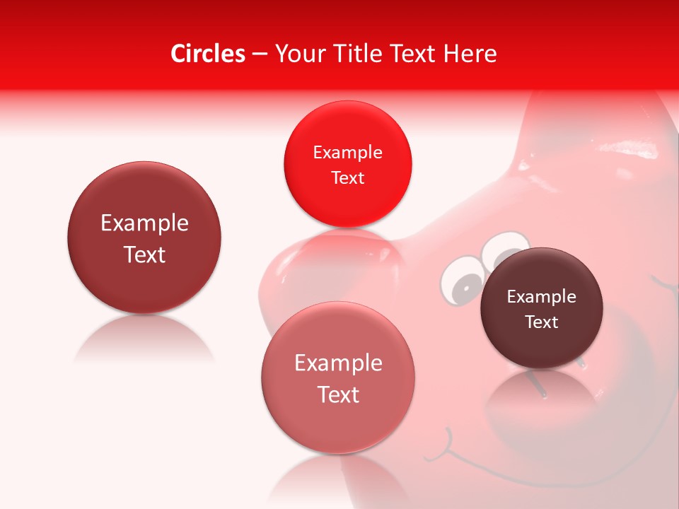 Money Box Detail White PowerPoint Template