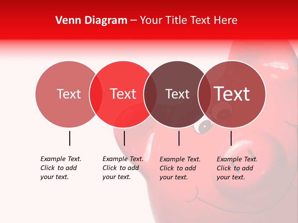 Money Box Detail White PowerPoint Template